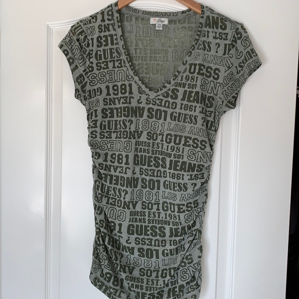Guess T Shirt Gathered on the sides